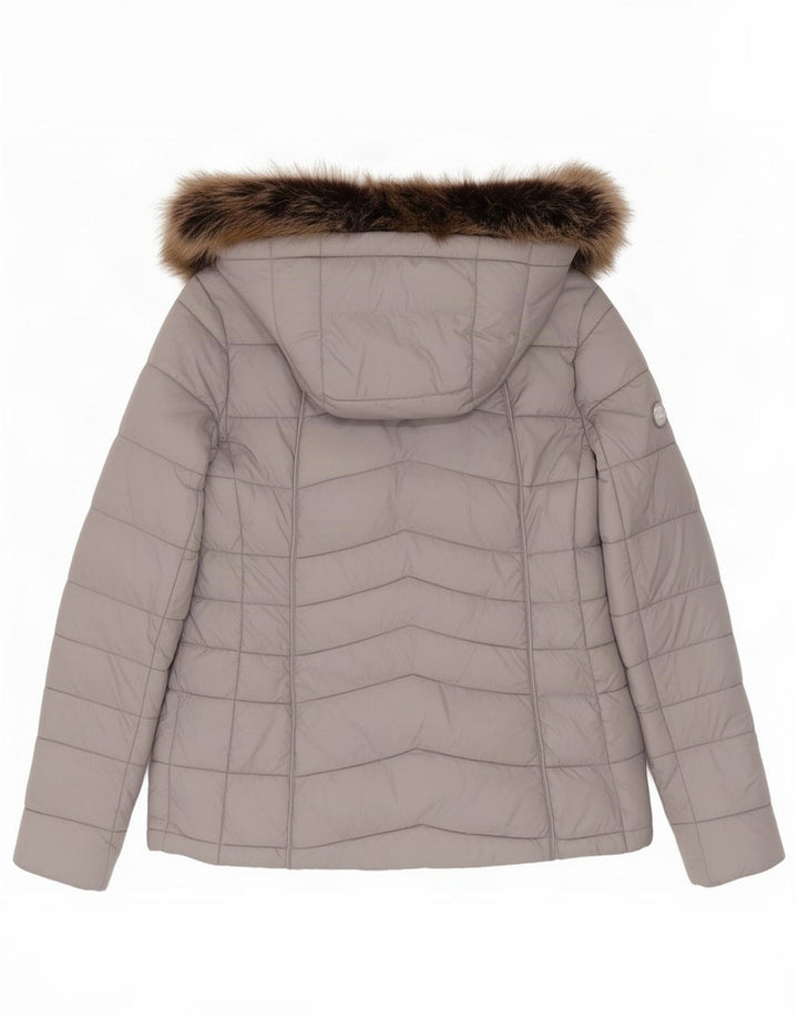 Γυναικείο μπουφάν με κουκούλα Barbour UK 14 Large Grey