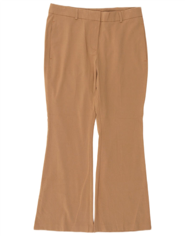 Marks & Spencer Γυναικεία Bootcut παντελόνι Chino UK 12 Medium W30 L28 Beige