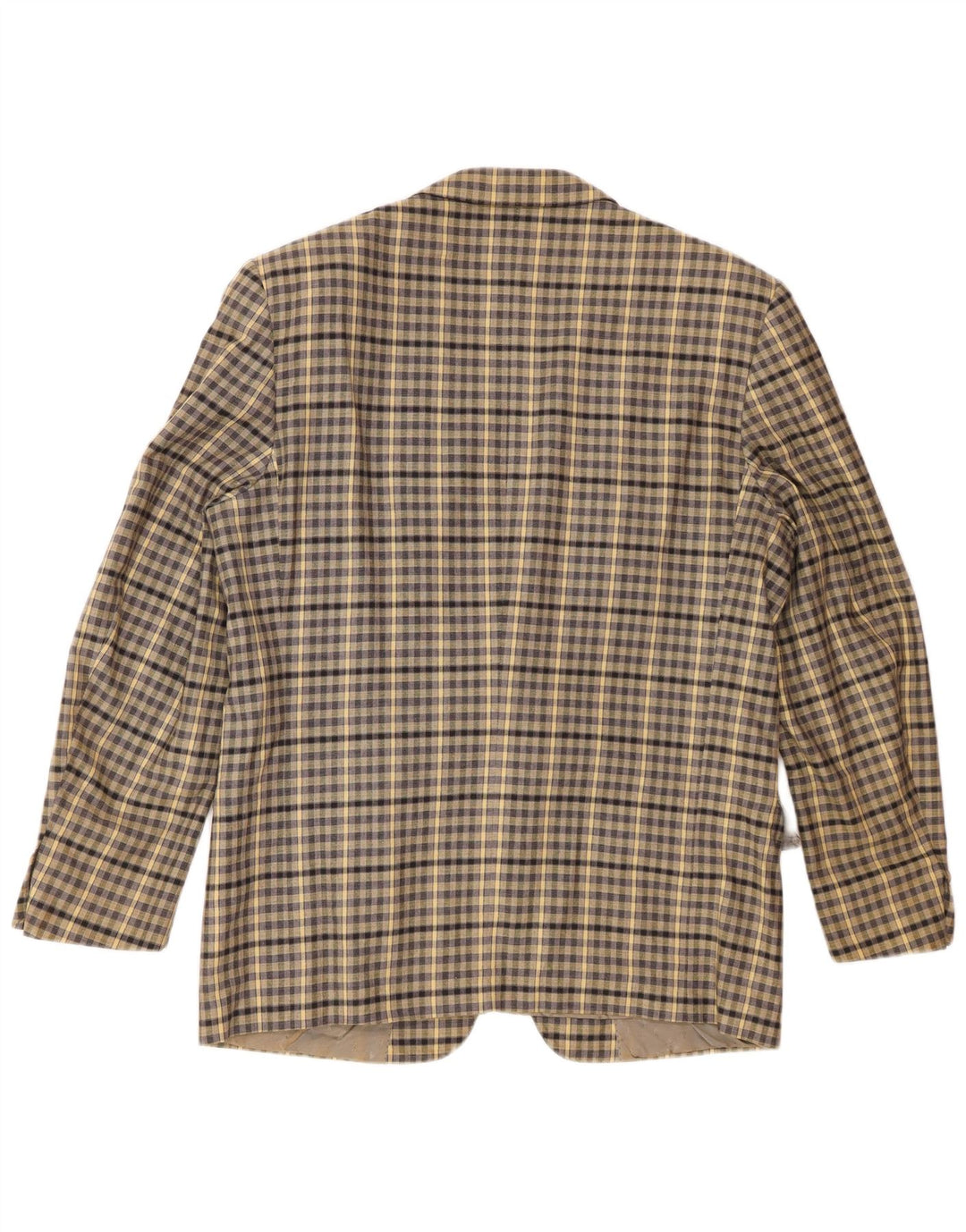 Roberta di Camerino Ανδρικό σακάκι με 2 κουμπιά σακάκι IT 52 XL Beige Gingham
