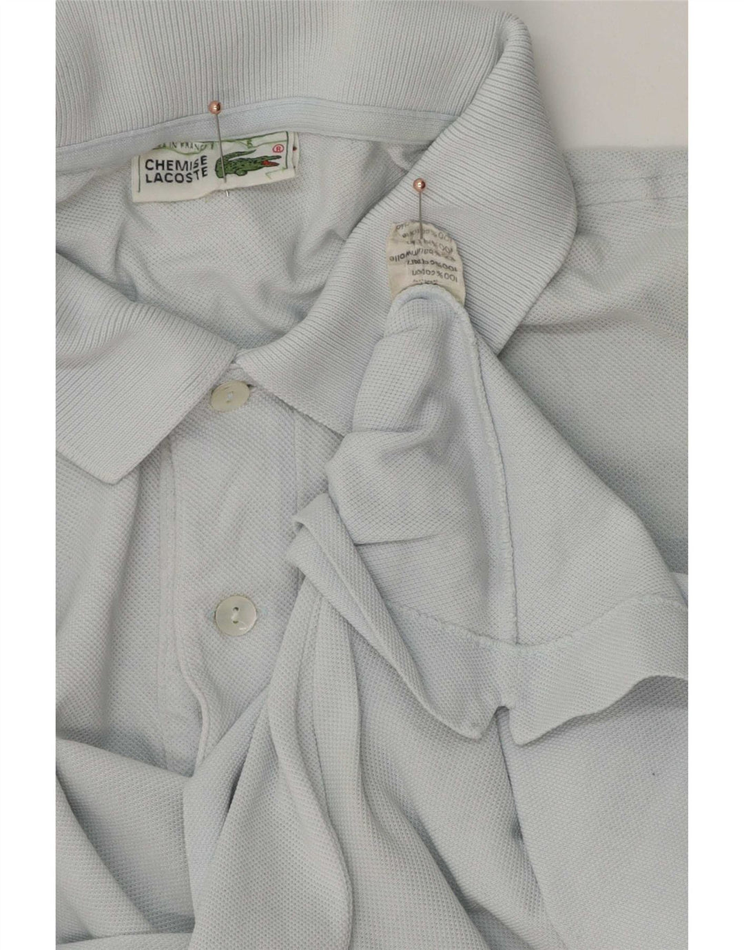 Ανδρικό μπλουζάκι πόλο Lacoste, μέγεθος 5, μεγάλο μπλε βαμβακερό