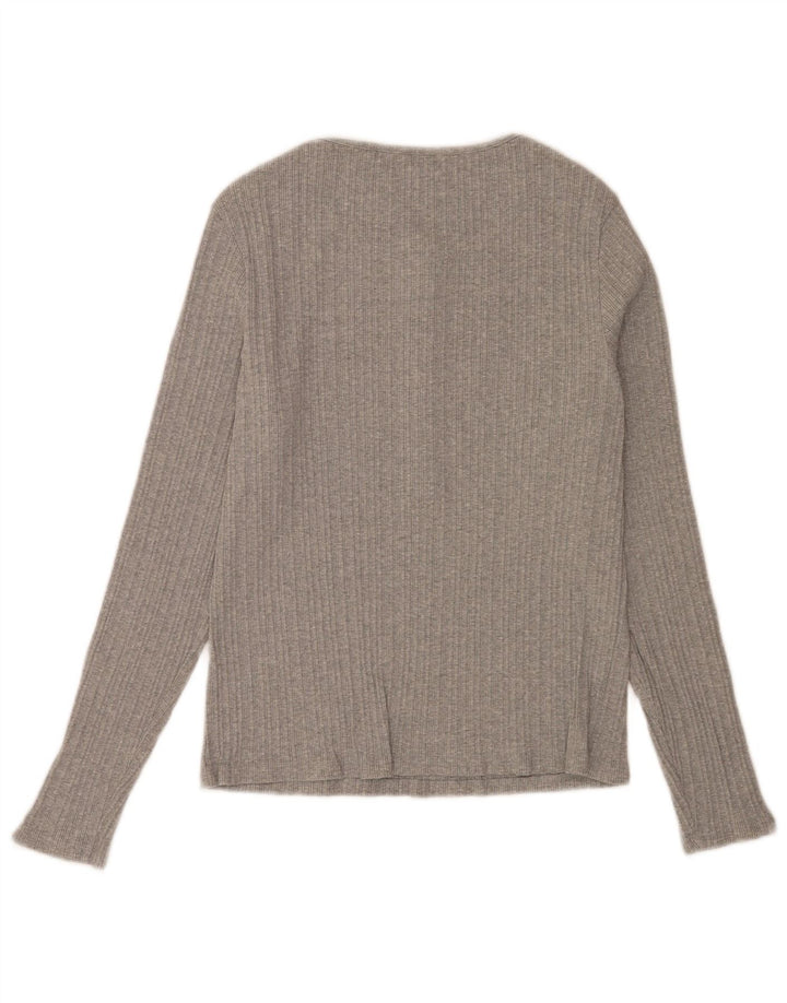 Levi's γυναικείο κανονικό τοπ μακρυμάνικο UK 14 Large Grey