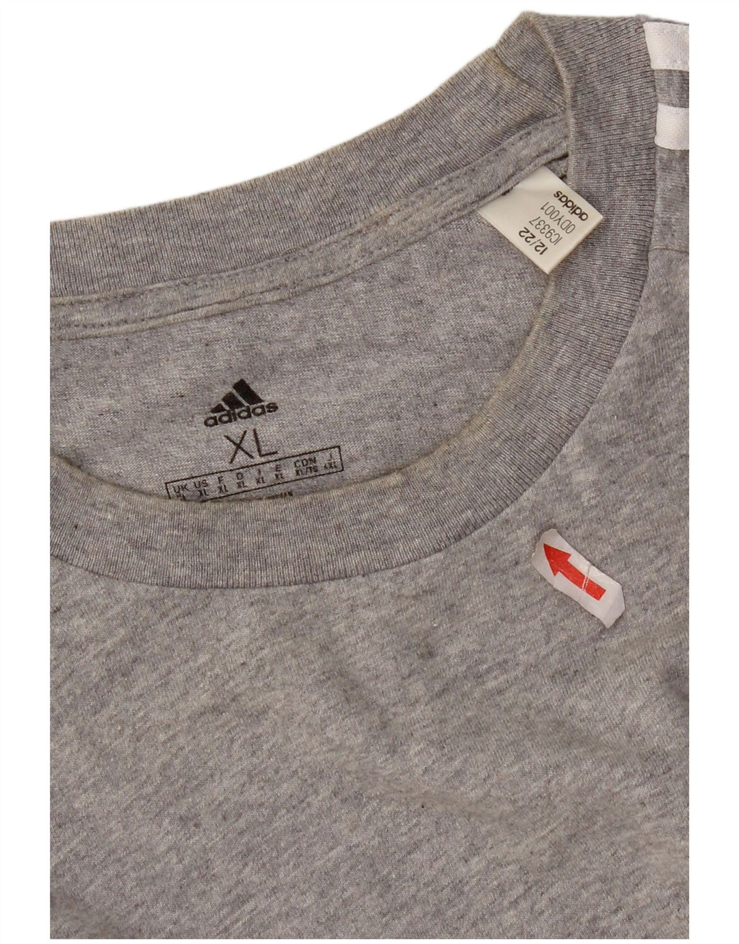 Ανδρικό T-Shirt Adidas Top XL Γκρι βαμβακερό