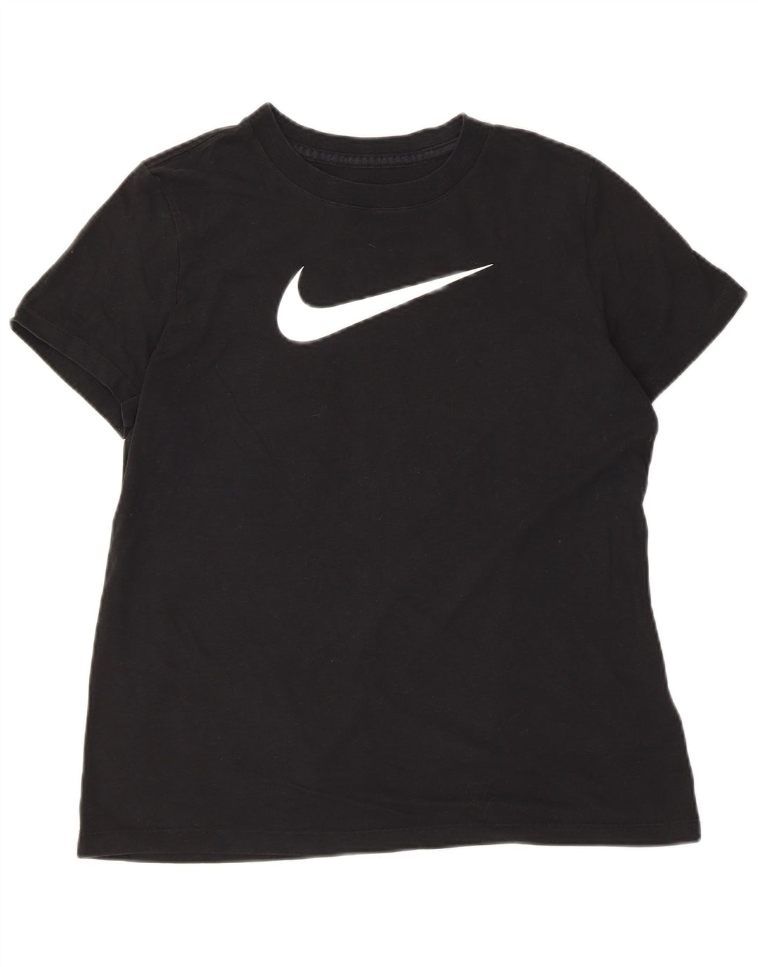 Γυναικείο γραφικό μπλουζάκι Nike Dri Fit Top 14 μεσαίο μαύρο βαμβακερό