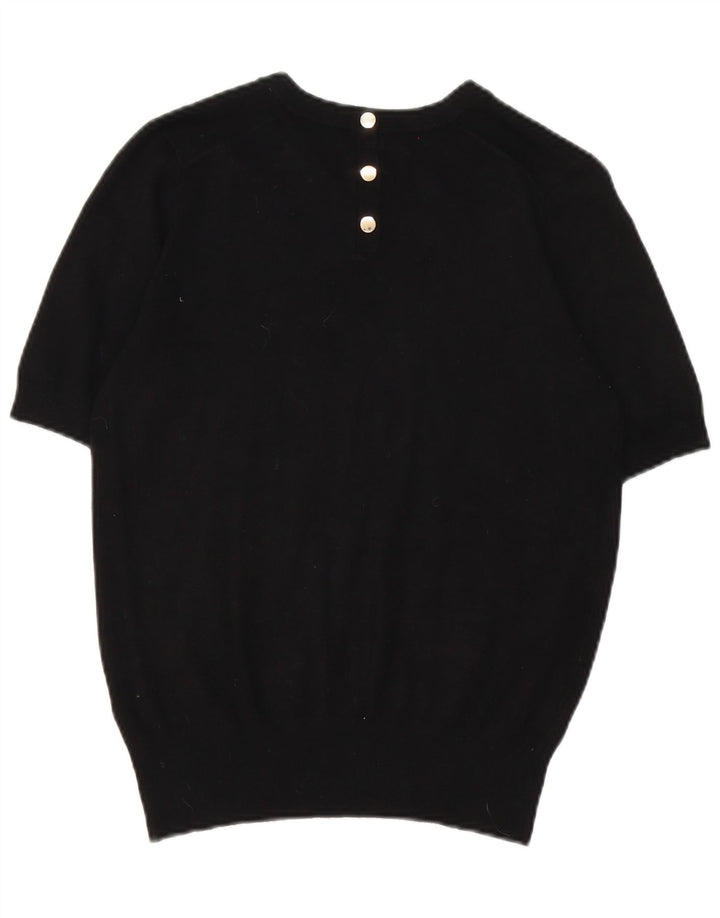 Zara Γυναικείο T-Shirt Top UK 14 Medium Black
