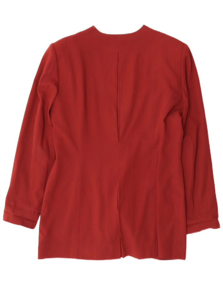 CARTOON Γυναικείο Μπουφάν Blazer 7 κουμπιών IT 42 Μεσαίο κόκκινο βισκόζη