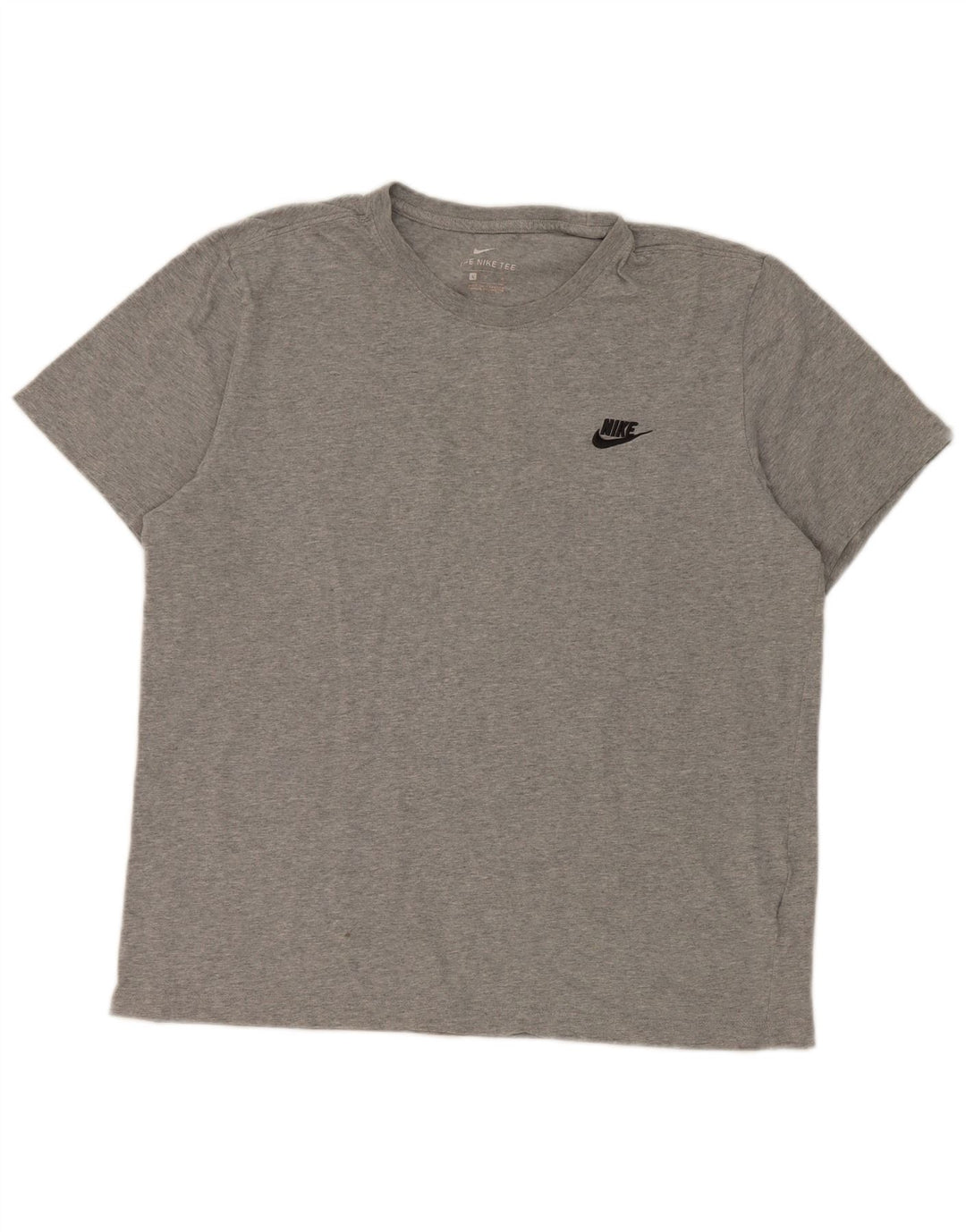 Ανδρικό μπλουζάκι Nike, μεγάλο γκρι βαμβακερό
