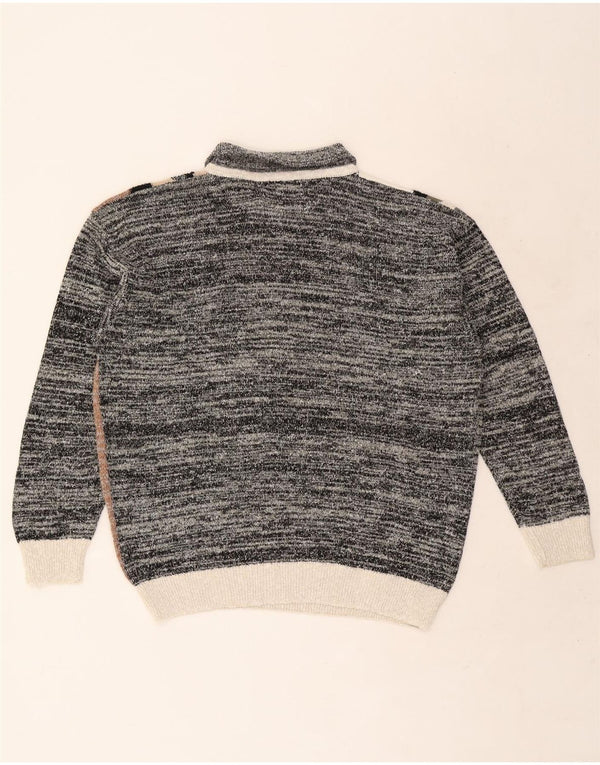 Jack Stone Ανδρικό πουλόβερ Polo Neck Jumper IT 50 Medium Πολύχρωμο