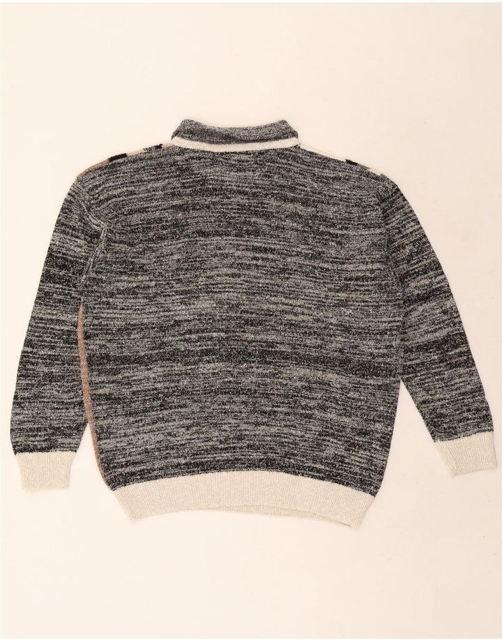 Jack Stone Ανδρικό πουλόβερ Polo Neck Jumper IT 50 Medium Πολύχρωμο