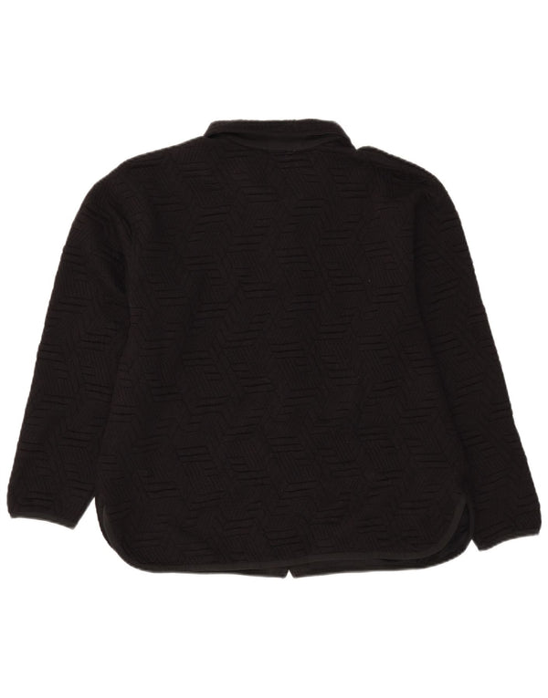 Γυναικεία αθλητική φόρμα Champion Top Jacket UK 16 Large Black Geometric Polyester