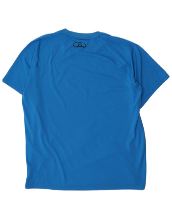 Under Armour Ανδρικό T-Shirt Top Large Blue Polyester