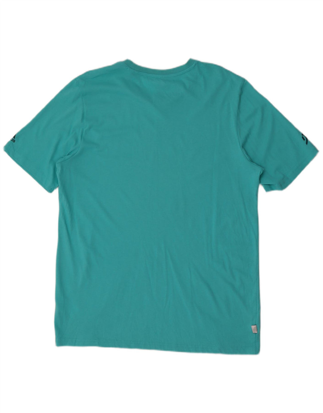 Ανδρικό γραφικό T-Shirt Adidas Top Large Blue Polyester