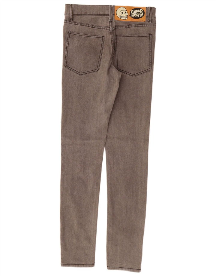 CHEAP MONDAY Γυναικείο Skinny Jeans W27 L32 Γκρι βαμβακερό