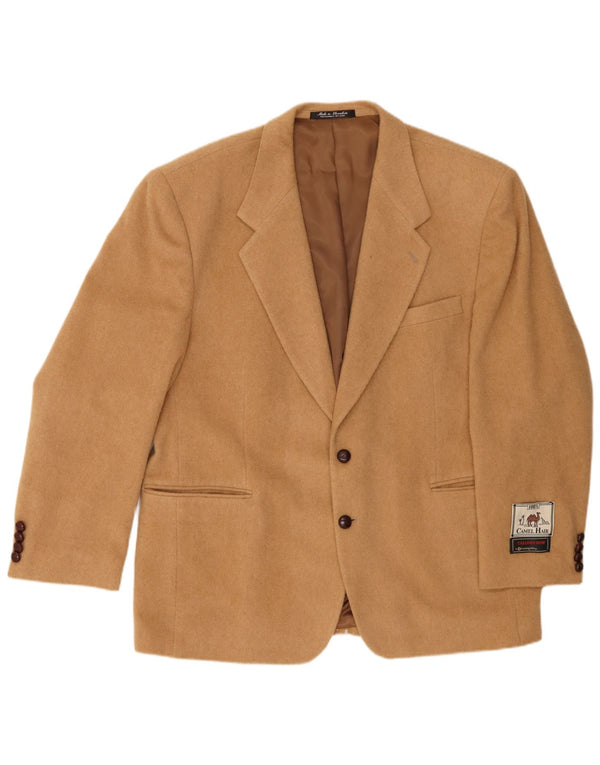 Deansgate Ανδρικό σακάκι σακάκι με 2 κουμπιά UK 46 3XL Beige Camelhair