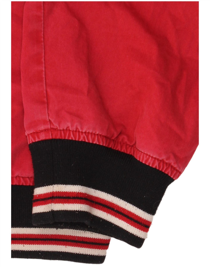 Ανδρικό μπουφάν Gant Bomber UK 36 Small Red Colourblock Βαμβακερό
