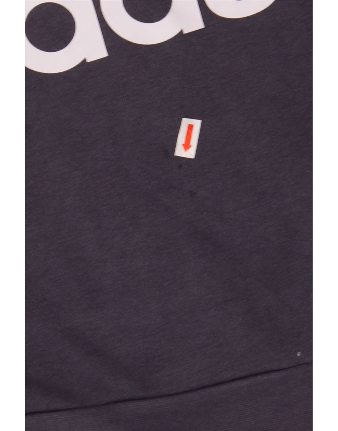 Γραφικό φούτερ ADIDAS Boys Jumper 13-14 ετών Navy Blue Cotton