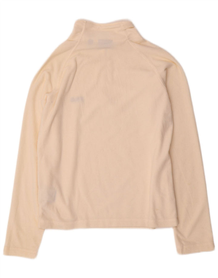 Fila γυναικείο φερμουάρ Fleece Jumper UK 10 Small Off White Polyester