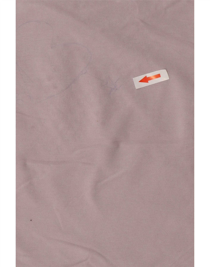 Γυναικείο γραφικό T-Shirt Puma Crop Top UK 10 Small Grey