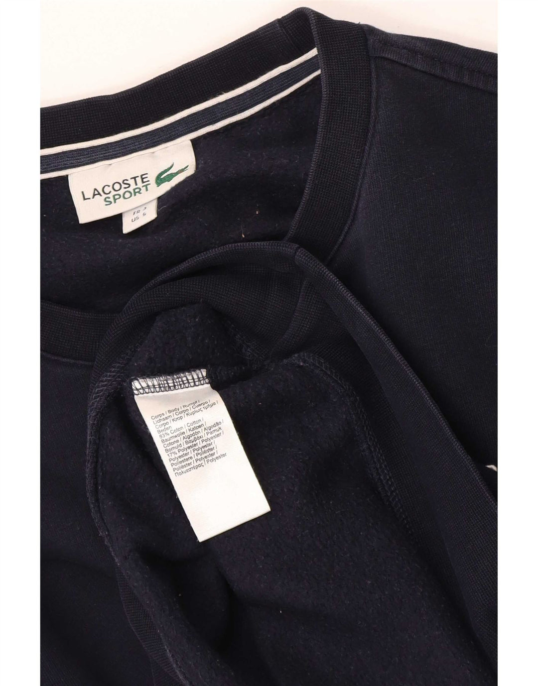 Ανδρικό φούτερ Lacoste Jumper Size 3 Small Navy Blue από βαμβάκι