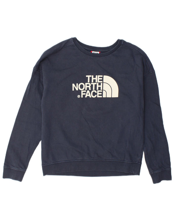 The North Face Γυναικεία Γραφική Φούτερ Jumper UK 14 Medium Navy Blue