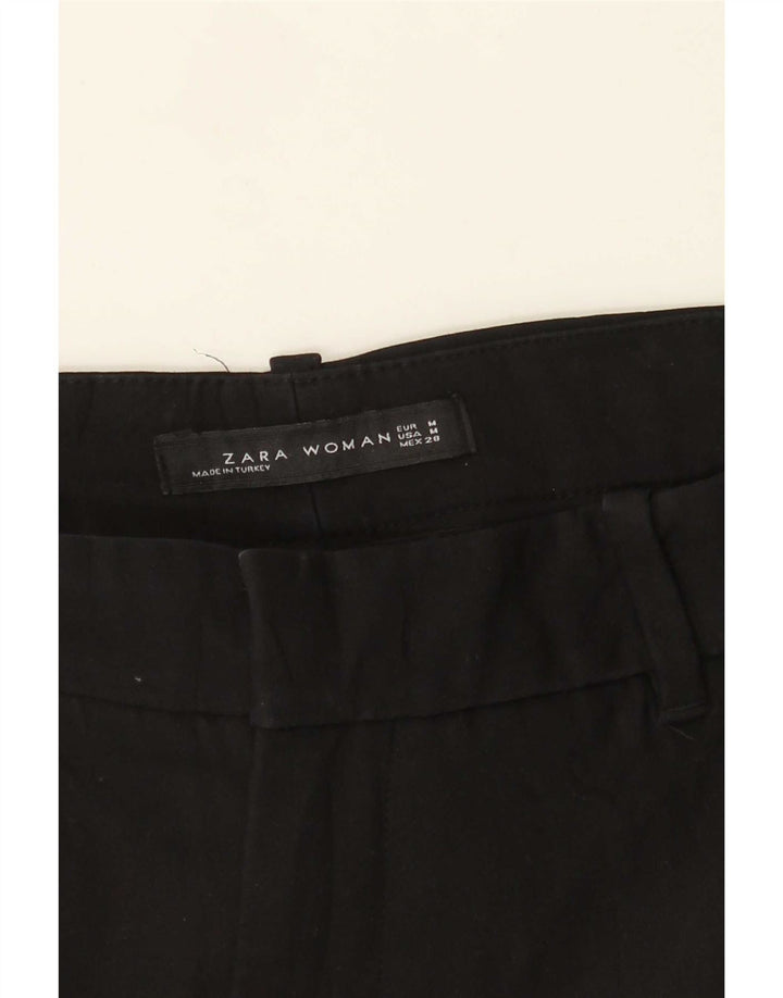 Zara Γυναικείο ίσιο παντελόνι Chino Medium W28 L27 Μαύρο