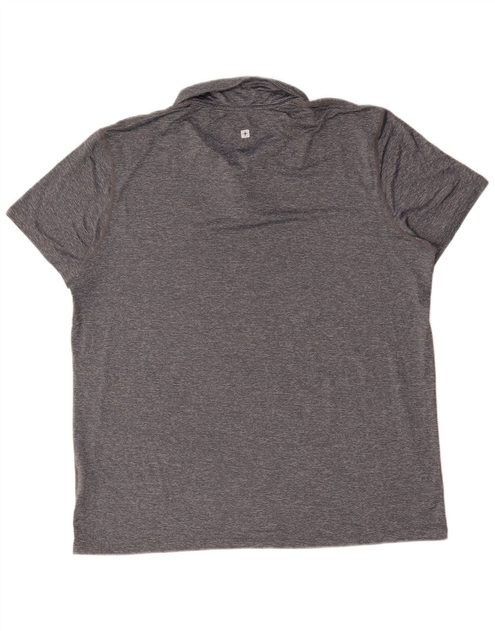 Ανδρικό πουκάμισο Polo Mountain Warehouse XL με γκρι νάιλον