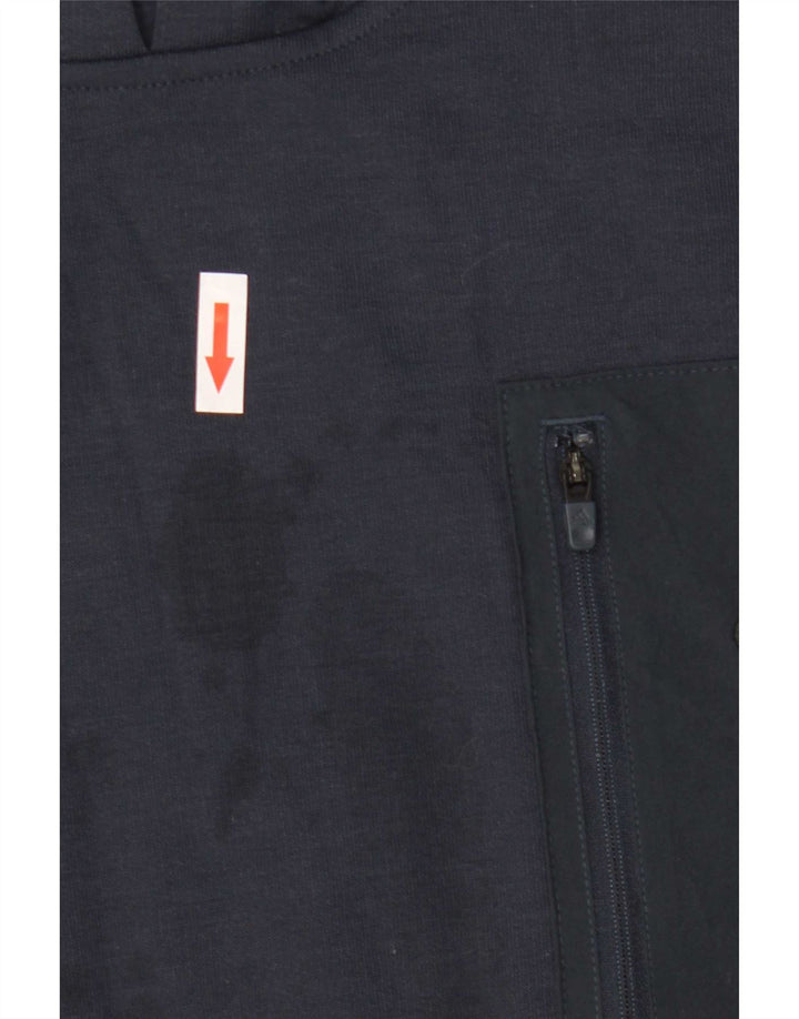Adidas Ανδρικό Hoodie Jumper XL Navy Blue Polyester
