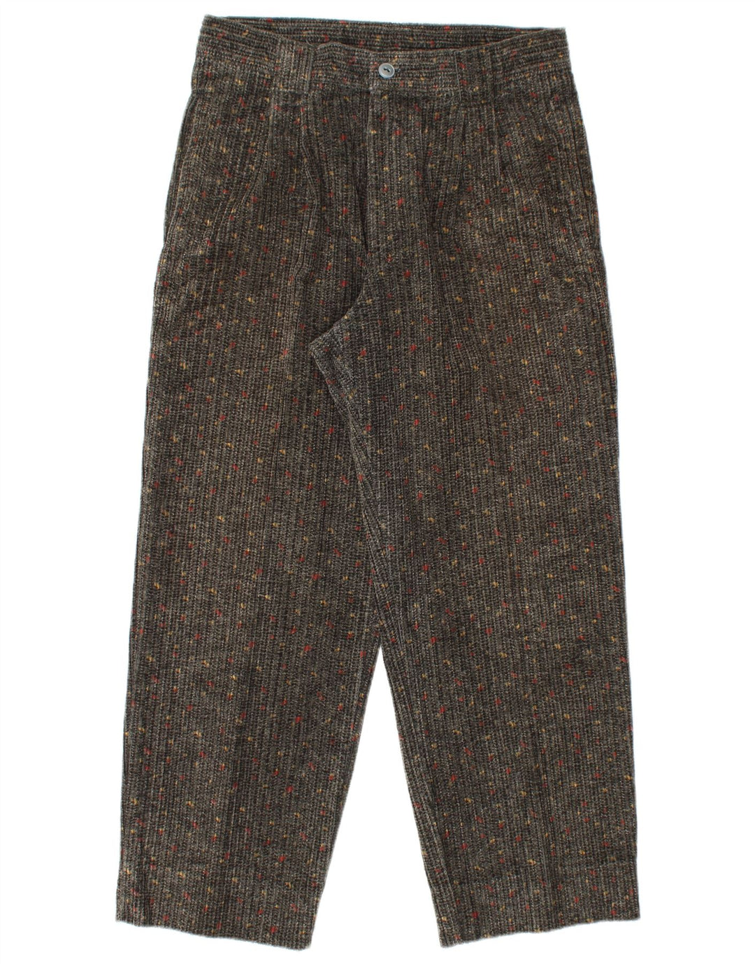 CARRERA Γυναικείο ψηλόμεσο κοτλέ παντελόνι IT 50 μεγάλο W34 L27 Γκρι