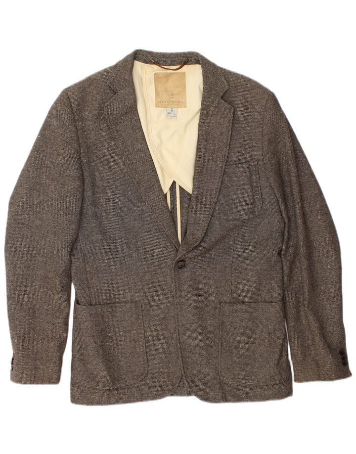 SCOTCH & SODA Ανδρικό Μπουφάν Blazer 1 Κουμπιού IT 48 Μεσαίο Καφέ