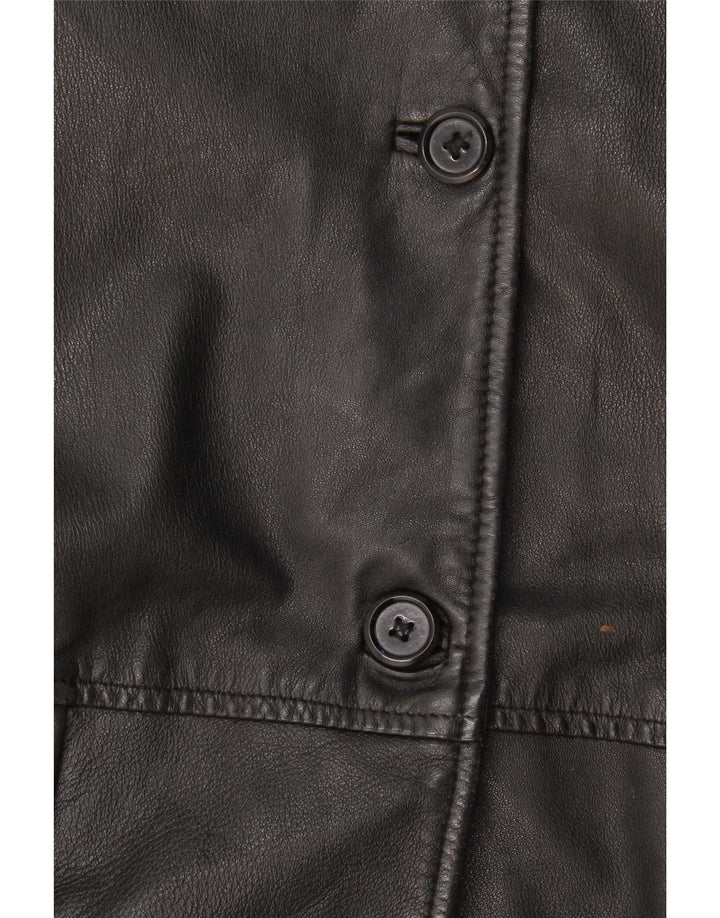 Γυναικείο δερμάτινο μπουφάν Conbipel Loose Fit IT 42 Medium Black