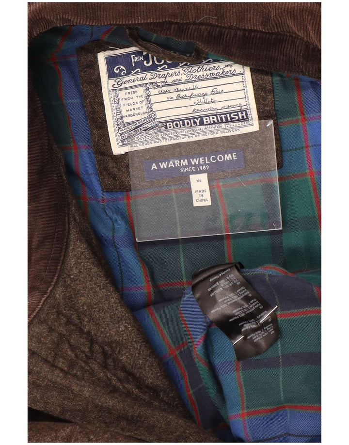 Joules Ανδρικό καπιτονέ μπουφάν UK 42 XL καφέ πολυεστέρας