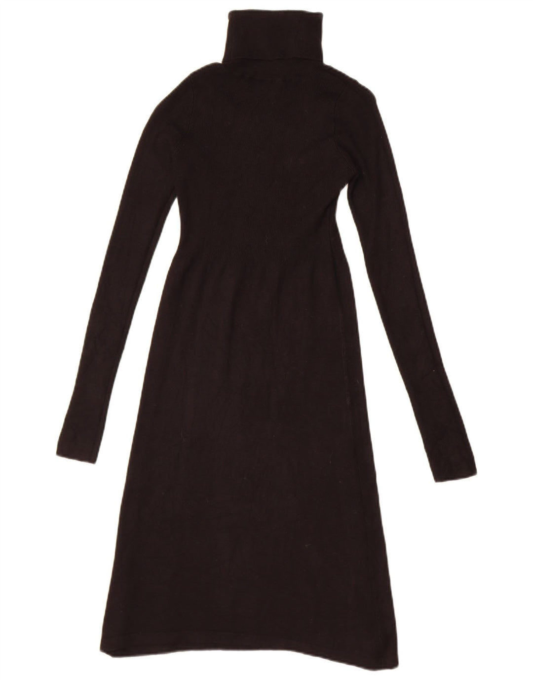 Γυναικείο μακρυμάνικο φόρεμα Zara UK 8 Small Black Rayon