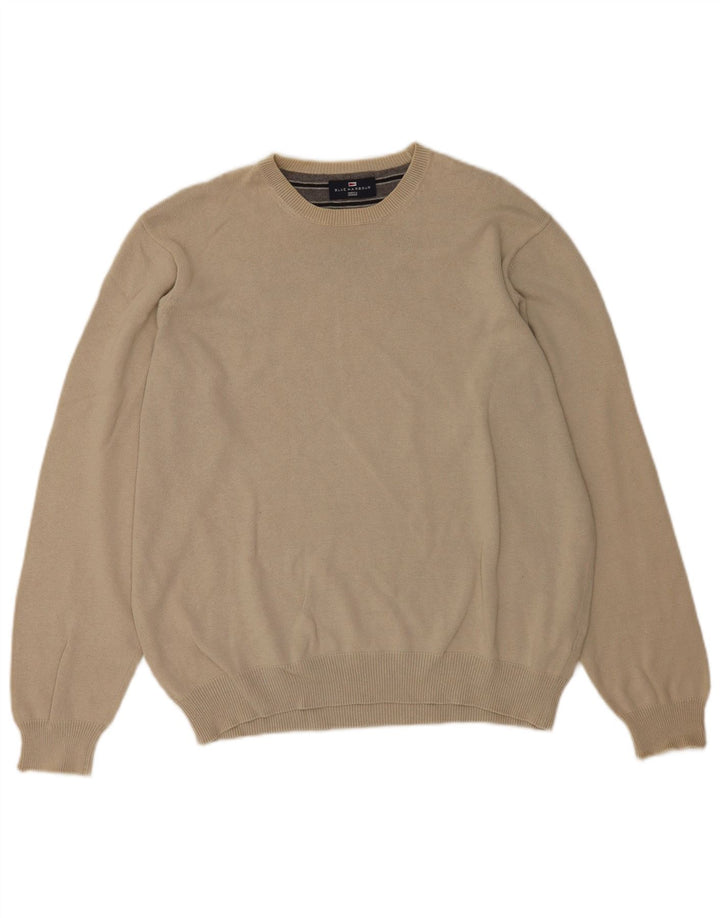 Ανδρικό πουλόβερ Marks & Spencer Crew Neck Jumper UK 41/43 Large Grey
