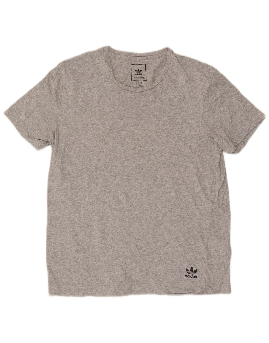Ανδρικό T-Shirt Adidas Top Μεγάλο γκρι βαμβακερό