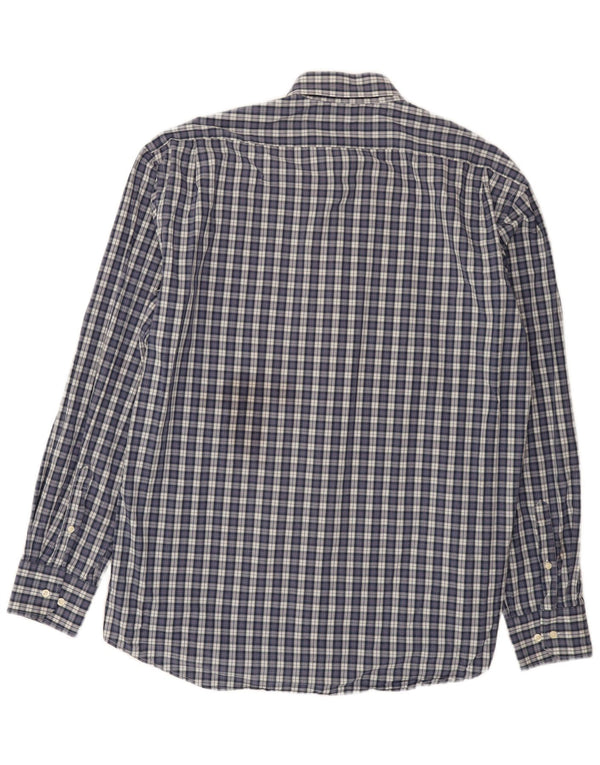 Best Company Ανδρικό πουκάμισο κανονικής εφαρμογής 2XL Navy Blue Check Cotton