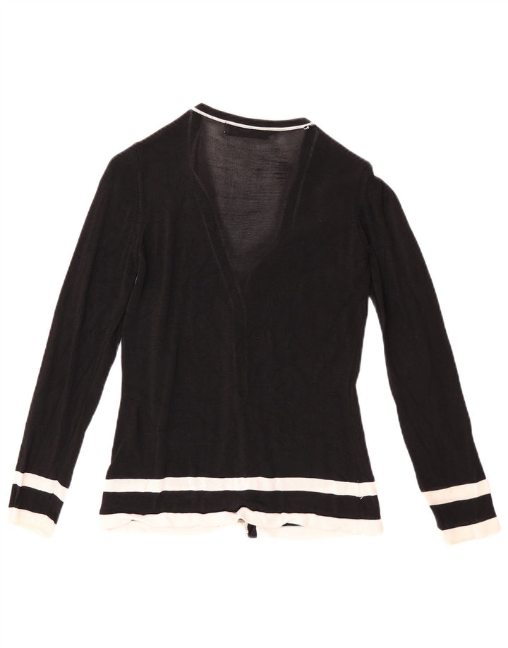 Zara Γυναικείο πουλόβερ UK 12 Medium Black Colourblock Rayon