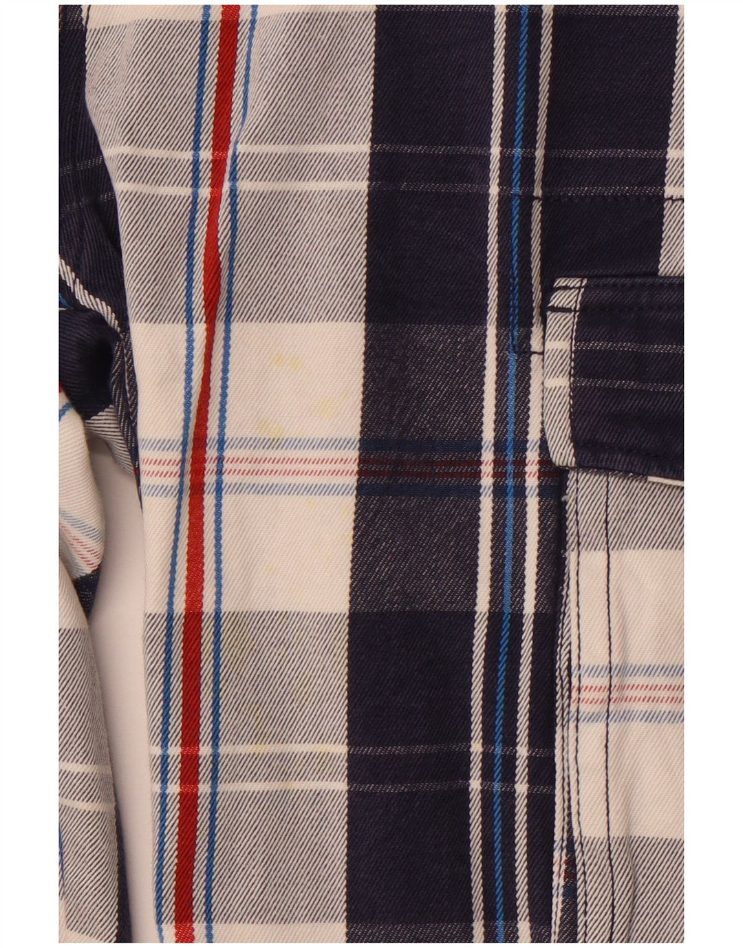 ΕΝΔΥΜΑΤΑ ΠΛΗΡΩΜΑΤΟΣ Ανδρικό σορτς Cargo Medium W32 Navy Blue Check Cotton