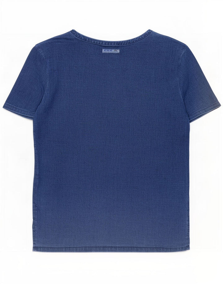 Zara Ανδρικό T-Shirt Top Small Navy Blue