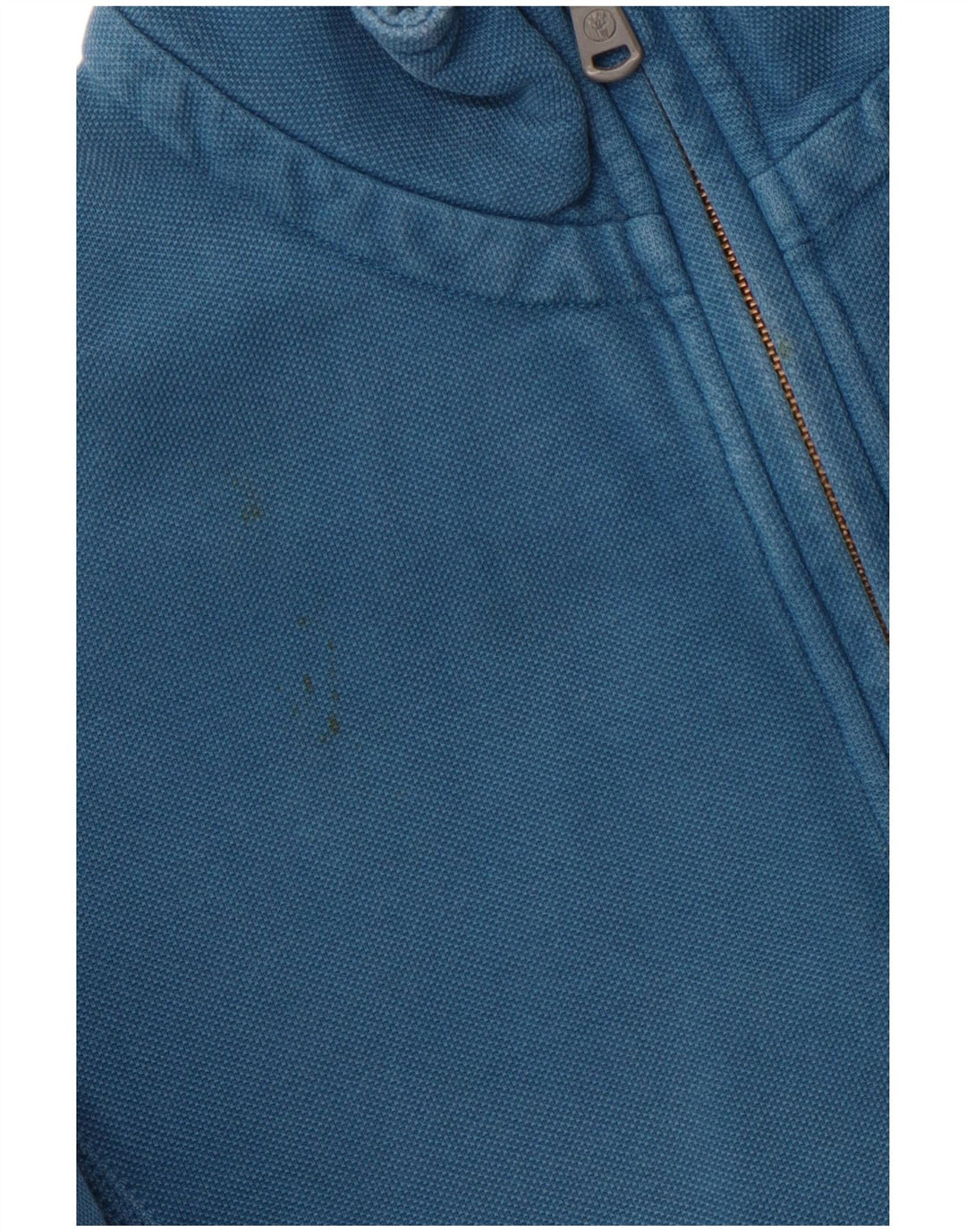 FAT FACE Ανδρικό φούτερ με φερμουάρ, μεσαίο μπλε βαμβακερό