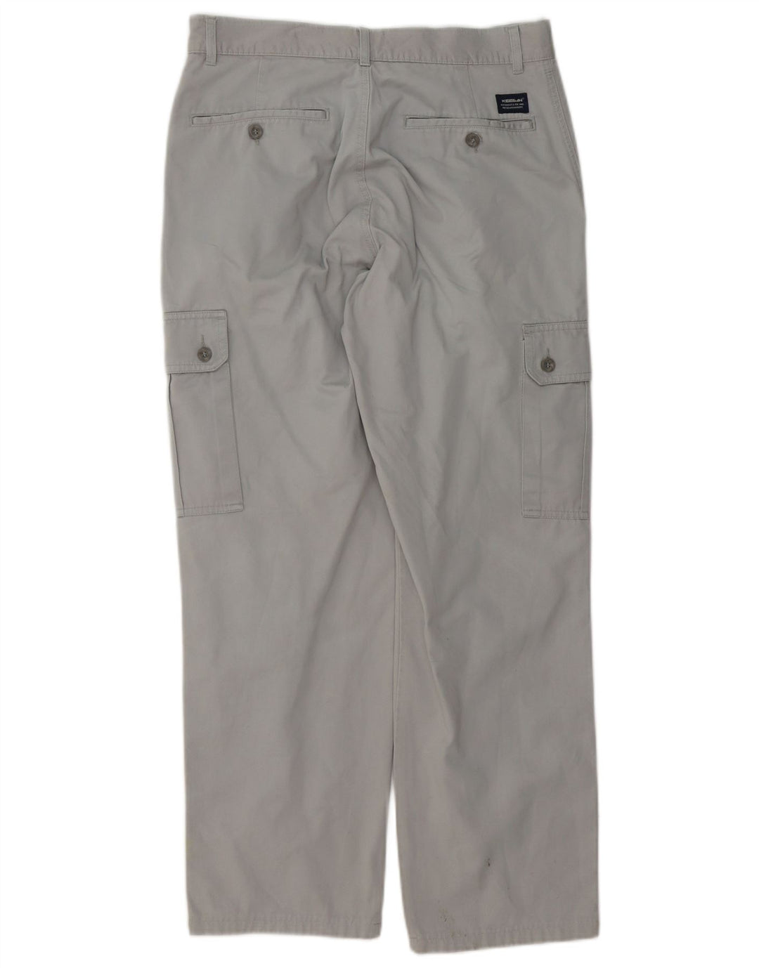 KEEGAN Ανδρικό ίσιο παντελόνι Cargo IT 48 Medium W32 L30 Γκρι βαμβακερό