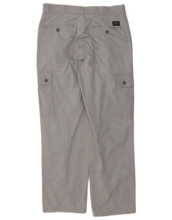 KEEGAN Ανδρικό ίσιο παντελόνι Cargo IT 48 Medium W32 L30 Γκρι βαμβακερό