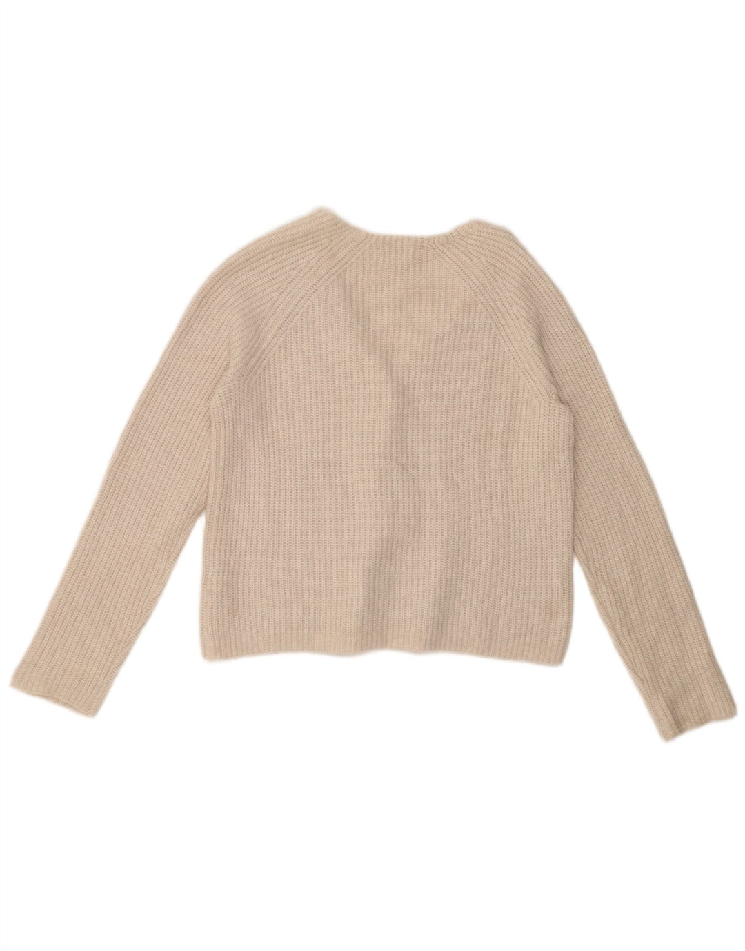 FAT FACE Γυναικείο πουλόβερ ζακέτα μεγάλου μεγέθους Crop UK 10 Small White Nylon