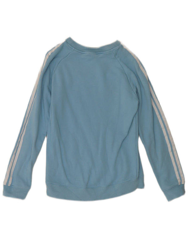 Γυναικεία φούτερ Adidas Jumper UK 8 Small Blue Cotton Sports