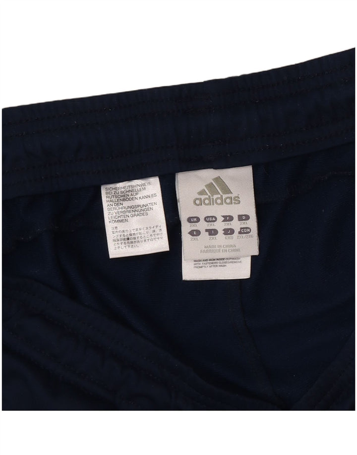 Ανδρική φόρμα Adidas Παντελόνι 2XL Navy Blue Colorblock Polyester
