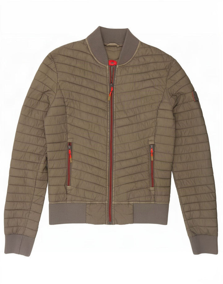 Superdry γυναικείο μπουφάν με επένδυση UK 6 XS Khaki Nylon