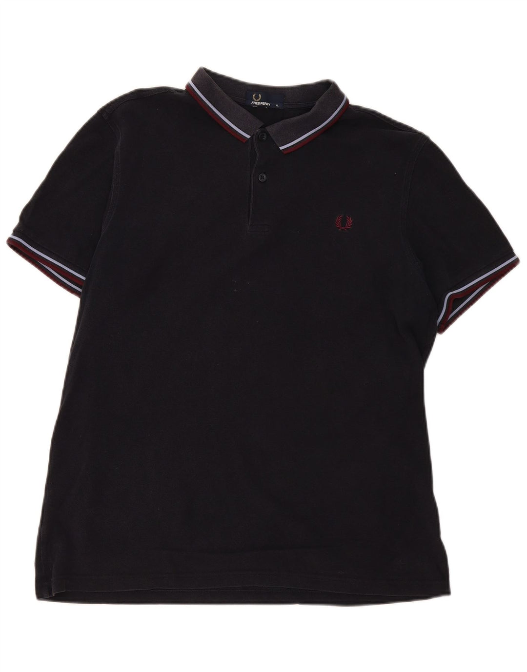 Fred Perry Ανδρικό πουκάμισο Polo XL Navy Blue ριγέ
