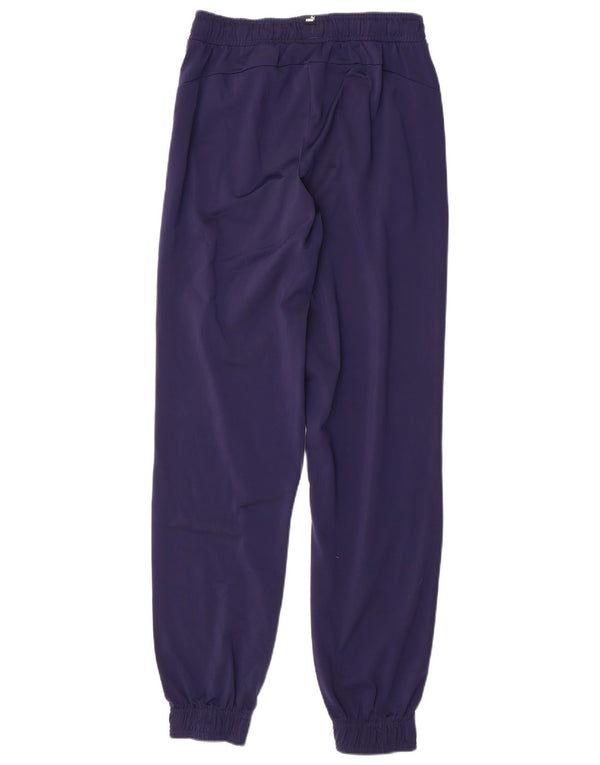 PUMA Boys Tracksuit Trousers Joggers 15-16 Years Navy Blue