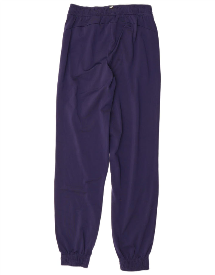 PUMA Boys Tracksuit Trousers Joggers 15-16 Years Navy Blue