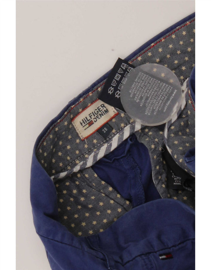 Γυναικείο σορτς Chino Tommy Hilfiger W28, μεσαίο μπλε βαμβακερό