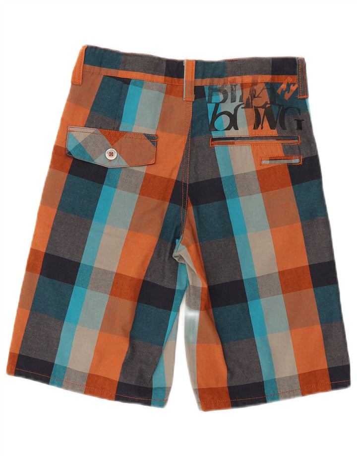BILLABONG Boys Graphic Casual Shorts 11-12 Years W26  Multicoloured Check