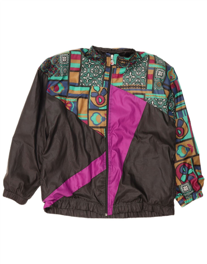 Ανδρική φόρμα Vintage Top Jacket Μεγάλο μαύρο χρώμα, βαμβακερό